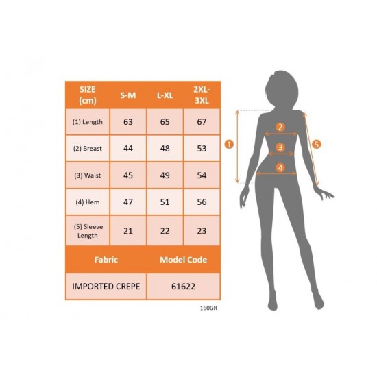 Kadın Kısa Kollu V Yakalı Ithal Krep Elbise, 31425