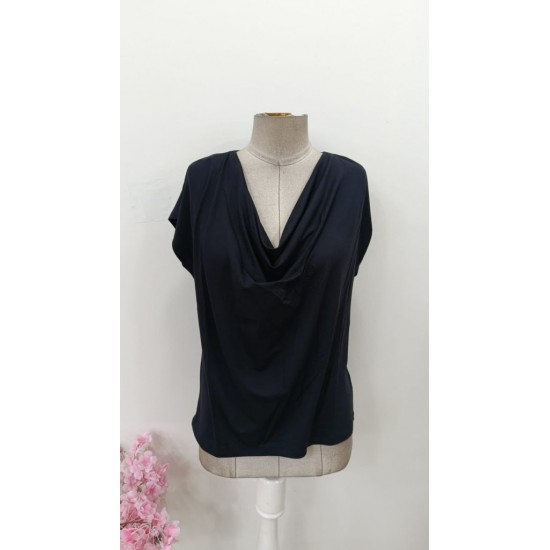 Kadın Kısa Kollu Degaje Yakalı Viskon Bluz, 31440 Kadın Kısa Kollu Degaje Yakalı Viskon Bluz, 31440