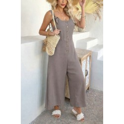 Kadın Askılı Yuvarlak Yakalı Kuş Gözü Detaylı önden Düğmeli Aerobin Tulum, 31460 Kadın Askılı Yuvarlak Yakalı Kuş Gözü Detaylı önden Düğmeli Aerobin Tulum, 31460