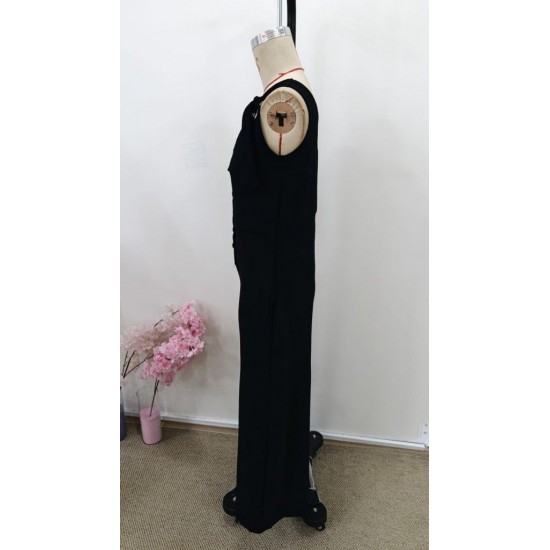 Kadın Askılı Yuvarlak Yakalı Kuş Gözü Detaylı önden Düğmeli Aerobin Tulum, 31443