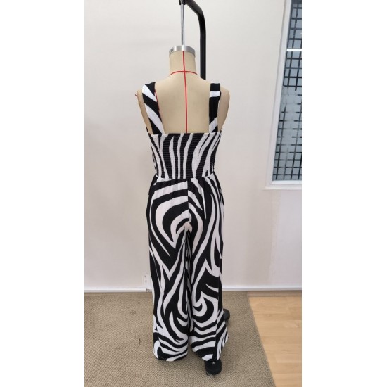 Kadın Askılı Kare Yakalı Desenli Kemersiz Uzun Süprem Tulum , 31482 Kadın Askılı Kare Yakalı Desenli Kemersiz Uzun Süprem Tulum , 31482