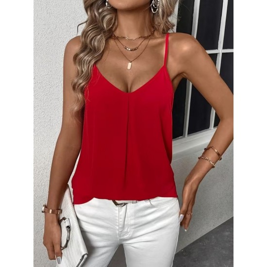 Kadın Ip Askılı V Yakalı Sandy Bluz, 31478 Kadın Ip Askılı V Yakalı Sandy Bluz, 31478