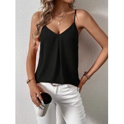 Kadın Ip Askılı V Yakalı Sandy Bluz, 31475 Kadın Ip Askılı V Yakalı Sandy Bluz, 31475