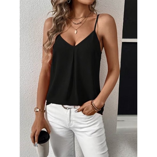 Kadın Ip Askılı V Yakalı Sandy Bluz, 31475 Kadın Ip Askılı V Yakalı Sandy Bluz, 31475