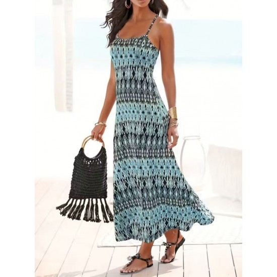 Kadın Ip Askılı V Yakalı Uzun Desenli Süprem Elbise, 31504 Kadın Ip Askılı V Yakalı Uzun Desenli Süprem Elbise, 31504