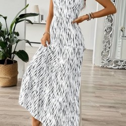 Kadın Askılı V Yakalı Arkadan Bağlamalı Uzun Süprem Elbise , 31498