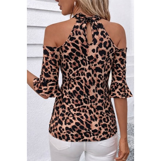 Kadın Kısa Kollu Omuzlardan Açık ön çapraz Detaylı Süprem Bluz , 31497