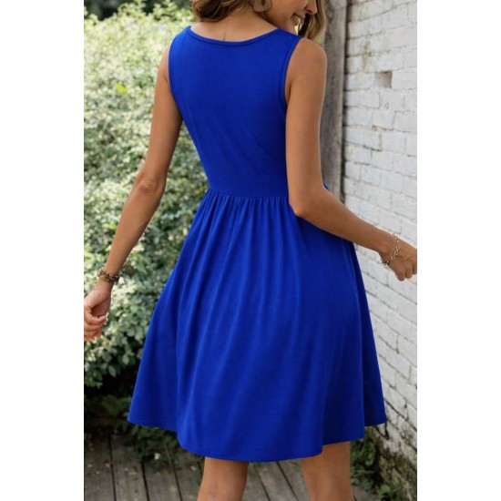 Kadın Askılı Yuvarlak Yakalı Düğme Detaylı Kısa Viskon Elbise , 31530 Kadın Askılı Yuvarlak Yakalı Düğme Detaylı Kısa Viskon Elbise , 31530