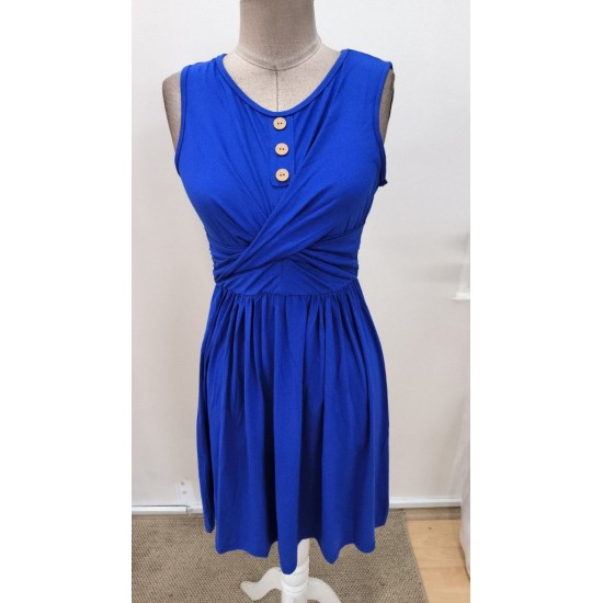 Kadın Askılı Yuvarlak Yakalı Düğme Detaylı Kısa Viskon Elbise , 31530 Kadın Askılı Yuvarlak Yakalı Düğme Detaylı Kısa Viskon Elbise , 31530