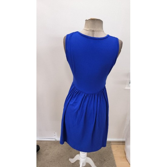 Kadın Askılı Yuvarlak Yakalı Düğme Detaylı Kısa Viskon Elbise , 31530 Kadın Askılı Yuvarlak Yakalı Düğme Detaylı Kısa Viskon Elbise , 31530