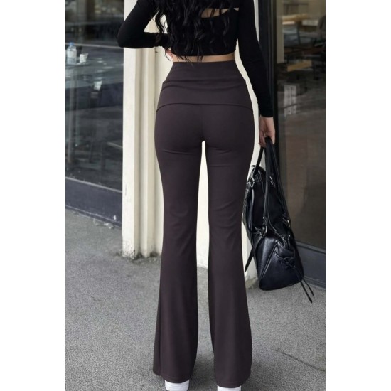 Kadın Geniş Korsaj Bel Detaylı Paçaya Doğru Geniş Yüksek Bel Dalgıç Pantolon , 31554 Kadın Geniş Korsaj Bel Detaylı Paçaya Doğru Geniş Yüksek Bel Dalgıç Pantolon , 31554