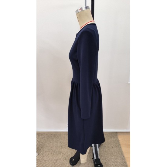 Kadın Uzun Kollu V Yakalı Cepli Midi Ithal Krep Elbise, 31552 Kadın Uzun Kollu V Yakalı Cepli Midi Ithal Krep Elbise, 31552