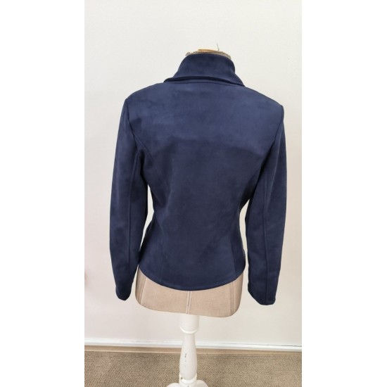 Kadın Uzun Kollu Yakalı önden Fermuarlı Kısa Süet Ceket, 31549 Kadın Uzun Kollu Yakalı önden Fermuarlı Kısa Süet Ceket, 31549