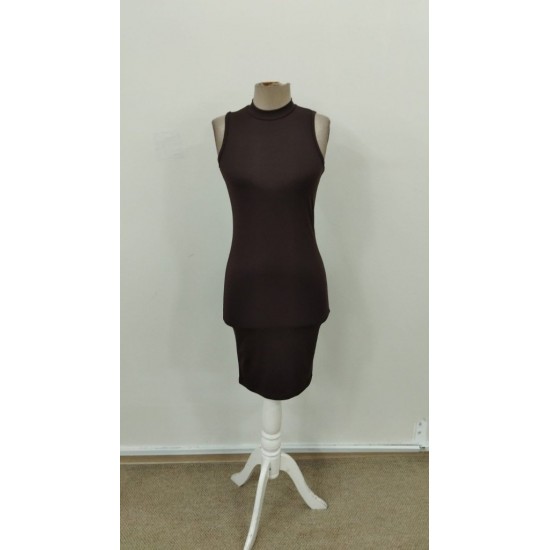 Kadın Kolsuz Balıkçı Yaka Kısa Dalgıç Elbise , 31569 Kadın Kolsuz Balıkçı Yaka Kısa Dalgıç Elbise , 31569