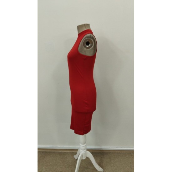 Kadın Kolsuz Balıkçı Yaka Kısa Dalgıç Elbise , 31568 Kadın Kolsuz Balıkçı Yaka Kısa Dalgıç Elbise , 31568