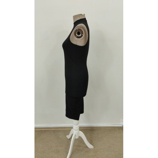 Kadın Kolsuz Balıkçı Yaka Kısa Dalgıç Elbise , 31566