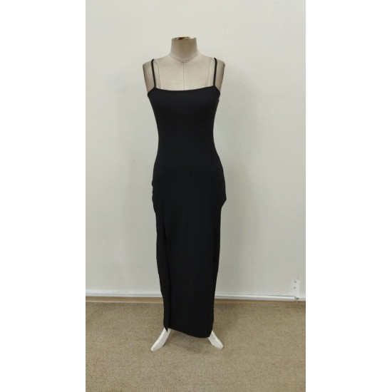 Kadın Ip Askılı Yandan Yırtmaçlı Uzun Dalgıç Elbise , 31563 Kadın Ip Askılı Yandan Yırtmaçlı Uzun Dalgıç Elbise , 31563