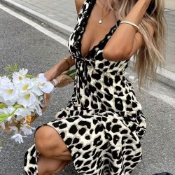 Kadın Askılı Derin V Dantelli Yakalı Bağcıklı Süprem Uzun Elbise , 31559 Kadın Askılı Derin V Dantelli Yakalı Bağcıklı Süprem Uzun Elbise , 31559