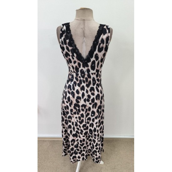 Kadın Askılı Derin V Dantelli Yakalı Bağcıklı Süprem Uzun Elbise , 31559 Kadın Askılı Derin V Dantelli Yakalı Bağcıklı Süprem Uzun Elbise , 31559