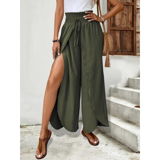 Kadın Beli Lastikli Bağcıklı önü Asimetrik Detaylı Aerobin Pantolon , 31583 Kadın Beli Lastikli Bağcıklı önü Asimetrik Detaylı Aerobin Pantolon , 31583