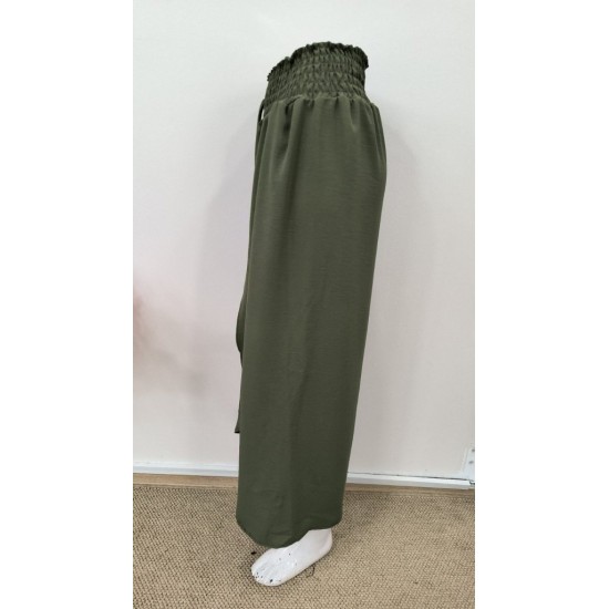 Kadın Beli Lastikli Bağcıklı önü Asimetrik Detaylı Aerobin Pantolon , 31583 Kadın Beli Lastikli Bağcıklı önü Asimetrik Detaylı Aerobin Pantolon , 31583