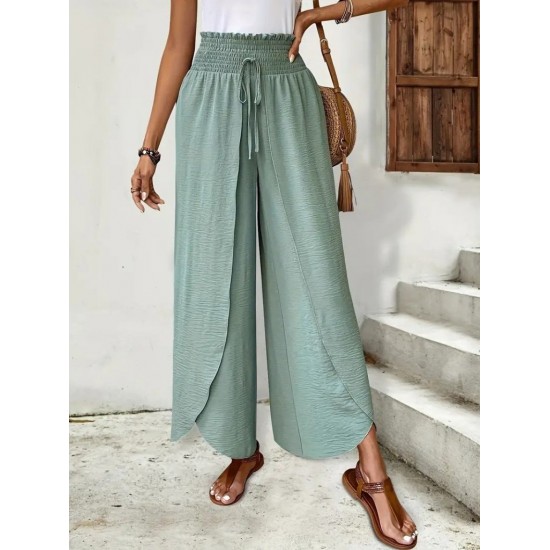 Kadın Beli Lastikli Bağcıklı önü Asimetrik Detaylı Aerobin Pantolon , 31582 Kadın Beli Lastikli Bağcıklı önü Asimetrik Detaylı Aerobin Pantolon , 31582