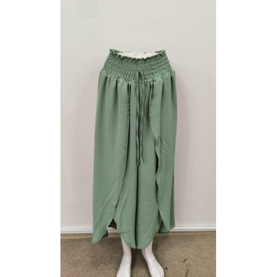 Kadın Beli Lastikli Bağcıklı önü Asimetrik Detaylı Aerobin Pantolon , 31582 Kadın Beli Lastikli Bağcıklı önü Asimetrik Detaylı Aerobin Pantolon , 31582