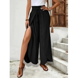 Kadın Beli Lastikli Bağcıklı önü Asimetrik Detaylı Aerobin Pantolon , 31580 Kadın Beli Lastikli Bağcıklı önü Asimetrik Detaylı Aerobin Pantolon , 31580