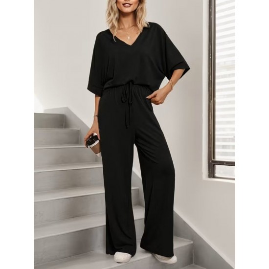 Kadın Kısa Kollu V Yakalı Viskon Bluz Ve Pantolon Ikili Takım , 31570 Kadın Kısa Kollu V Yakalı Viskon Bluz Ve Pantolon Ikili Takım , 31570