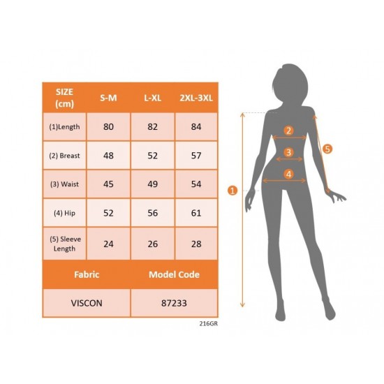 Kadın Kısa Kollu V Yakalı Kısa Viskon Gecelik, 31602 Kadın Kısa Kollu V Yakalı Kısa Viskon Gecelik, 31602
