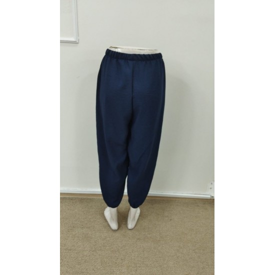 Kadın Beli Lastikli Bağcıklı Düğme Detaylı Pantolon , 31599