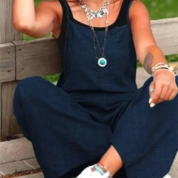 Kadın Askılı Yandan Fermuarlı Geniş Paçalı Valencia Tulum, 31594 Kadın Askılı Yandan Fermuarlı Geniş Paçalı Valencia Tulum, 31594