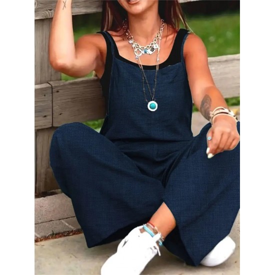 Kadın Askılı Yandan Fermuarlı Geniş Paçalı Valencia Tulum, 31594 Kadın Askılı Yandan Fermuarlı Geniş Paçalı Valencia Tulum, 31594