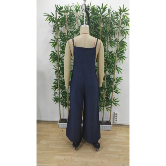 Kadın Askılı Yandan Fermuarlı Geniş Paçalı Valencia Tulum, 31594 Kadın Askılı Yandan Fermuarlı Geniş Paçalı Valencia Tulum, 31594