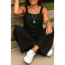 Kadın Askılı Yandan Fermuarlı Geniş Paçalı Valencia Tulum, 31593