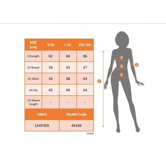 Kadın Kolsuz Balıkçı Yaka önden Fermuarlı Kısa Deri Elbise , 31611