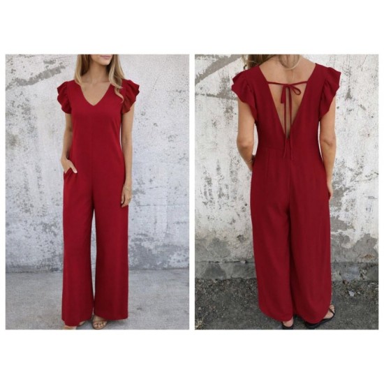 Kadın Kısa Kollu V Yakalı Arkası Derin Bağcıklı Uzun Aerobin Tulum , 31646 Kadın Kısa Kollu V Yakalı Arkası Derin Bağcıklı Uzun Aerobin Tulum , 31646