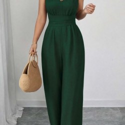 Kadın Askılı Halka Detaylı Arkadan çapraz Tulum, 31666