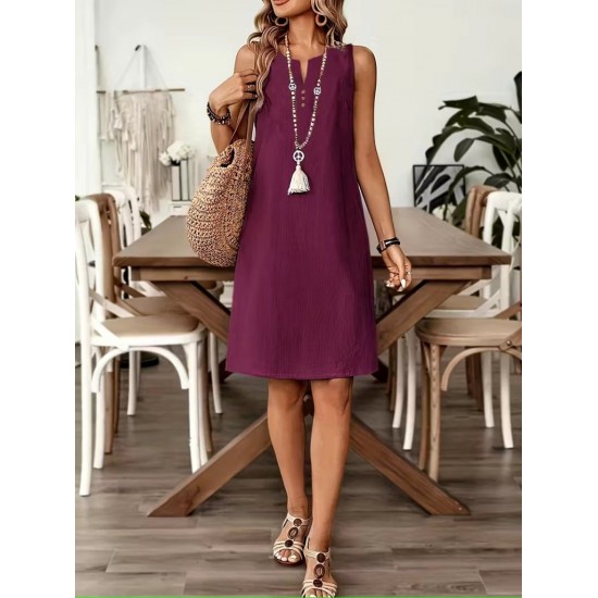 Kadın Askılı V Yakalı Mini Elbise, 31658