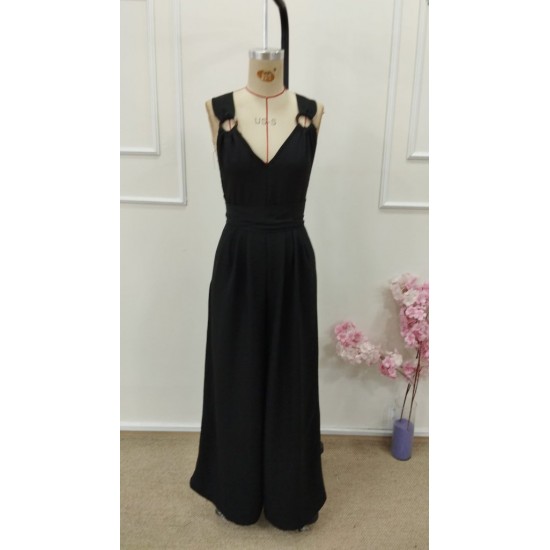 Kadın Askılı Halka Detaylı Arkadan çapraz Tulum, 31668