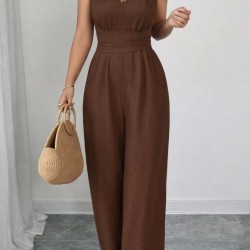 Kadın Askılı Halka Detaylı Arkadan çapraz Tulum, 31667