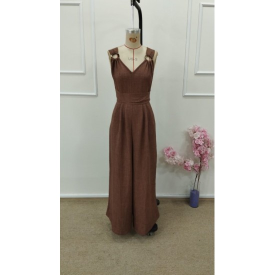 Kadın Askılı Halka Detaylı Arkadan çapraz Tulum, 31667