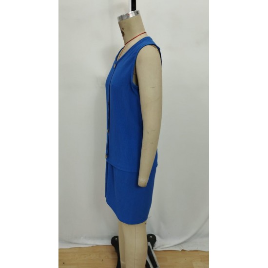 Kadın Askılı Kolsuz V Yakalı önden Düğmeli Bürümcük Bluz Ve Short Ikili Takım , 31704