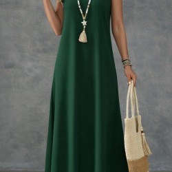 Kadın Askılı V Yakalı Yandan Yırtmaçlı Uzun Bürümcük Elbise, 31719 Kadın Askılı V Yakalı Yandan Yırtmaçlı Uzun Bürümcük Elbise, 31719