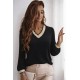 Kadın Uzun Kollu V Yakalı Aerobin Bluz, 31755