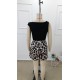 Kadın Kolsuz Bisiklet Yaka Viskon Bluz Ve Leopar Desenli Kısa Modal Short Ikili Takım, 31769