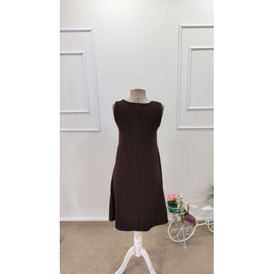 Kadın Askılı Yuvarlak Yakalı önden Pileli Kısa Aerobin Elbise , 31787