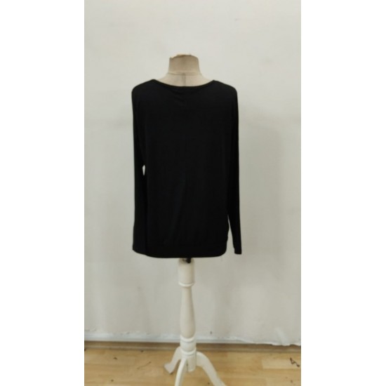 Kadın Uzun Kollu Yuvarlak Yakalı Viskon Bluz , 31800