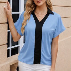 Kadın Kısa Kollu V Yakalı önden şerit Detaylı Sandy Bluz , 31815 Kadın Kısa Kollu V Yakalı önden şerit Detaylı Sandy Bluz , 31815