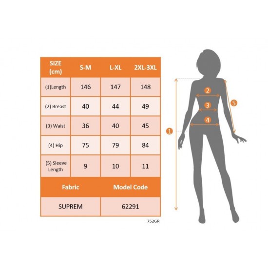 Kadın Tek Omuzlardan Açık Yırtmaçlı Uzun Desenli Elbise , 31841